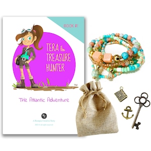 Tera The Treasure Hunter Book, The Atlantic Adventure  Book #1, Charms & Bracelets