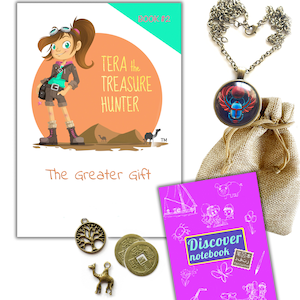 Tera Treasure Hunter, The Greater Gift , Book #2, Charms & Necklace