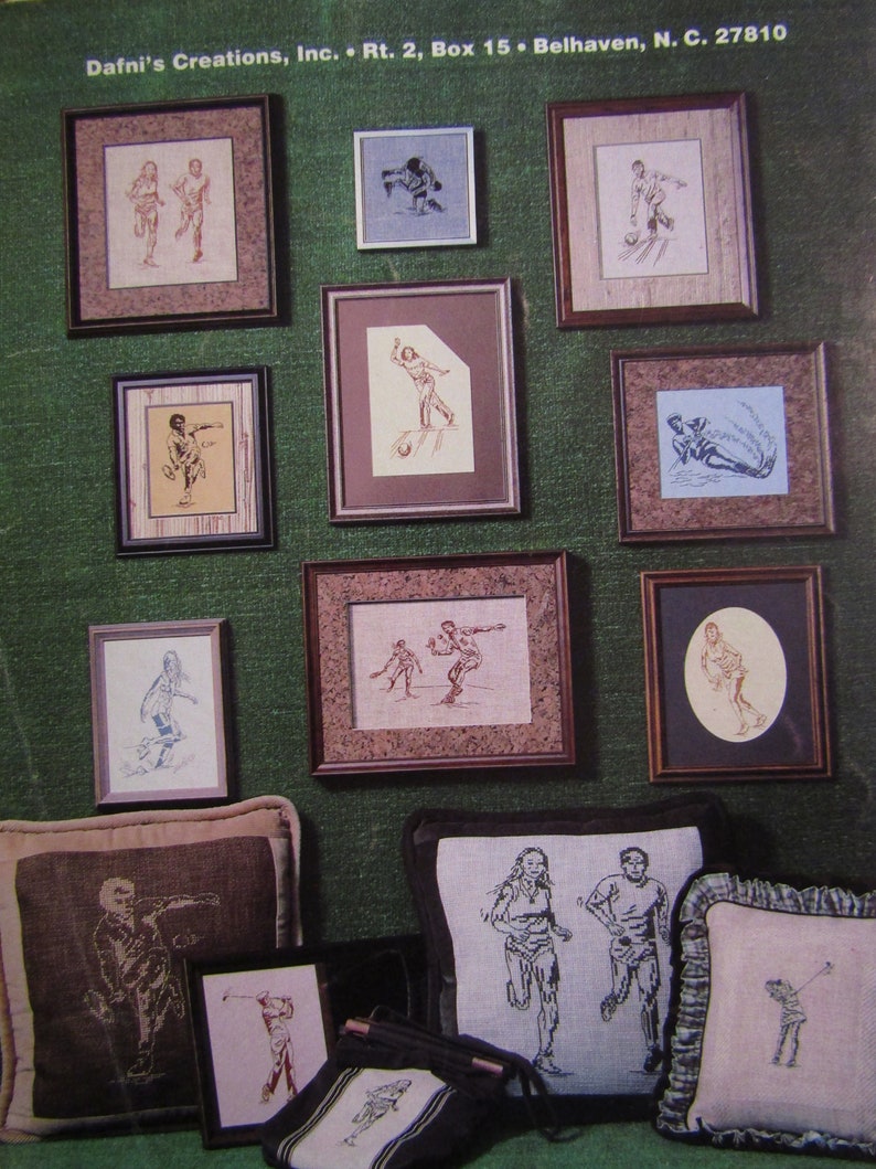Set of 3 Cross Stitch Leaflets