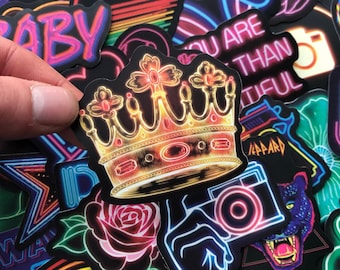 Sticker-Bombing sticker Neon pack