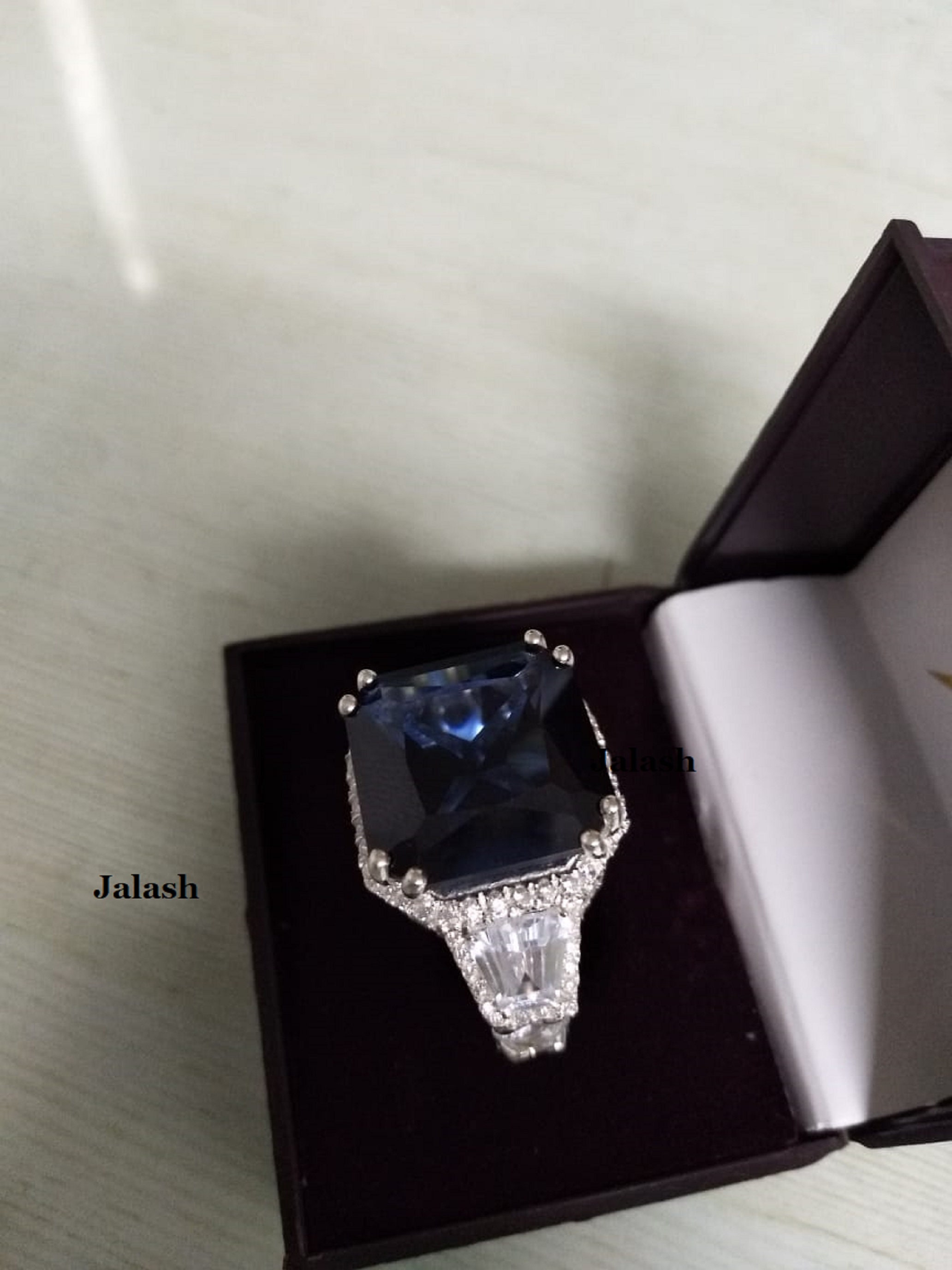 Large Blue Tanzanite Custom Mens Ring/ Mens Tanzanite Etsy