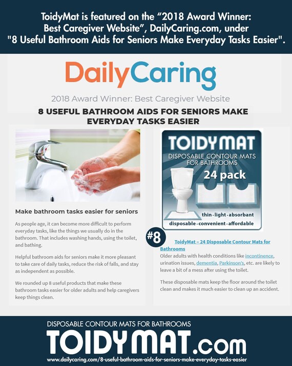 New Improved Toidymat Disposables The Toilet Mat Re Invented Etsy