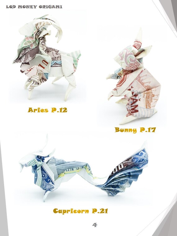 Ebook Pdf Lqd Money Origami Book 1 Etsy