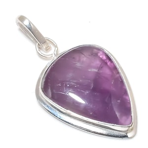 Amethyst Pendant / 925 Sterling Silver Pendant / Healing Gemstone / Amethyst Jewellery / Gifts for her / Pear Cut / Dainty Amethyst Pendant
