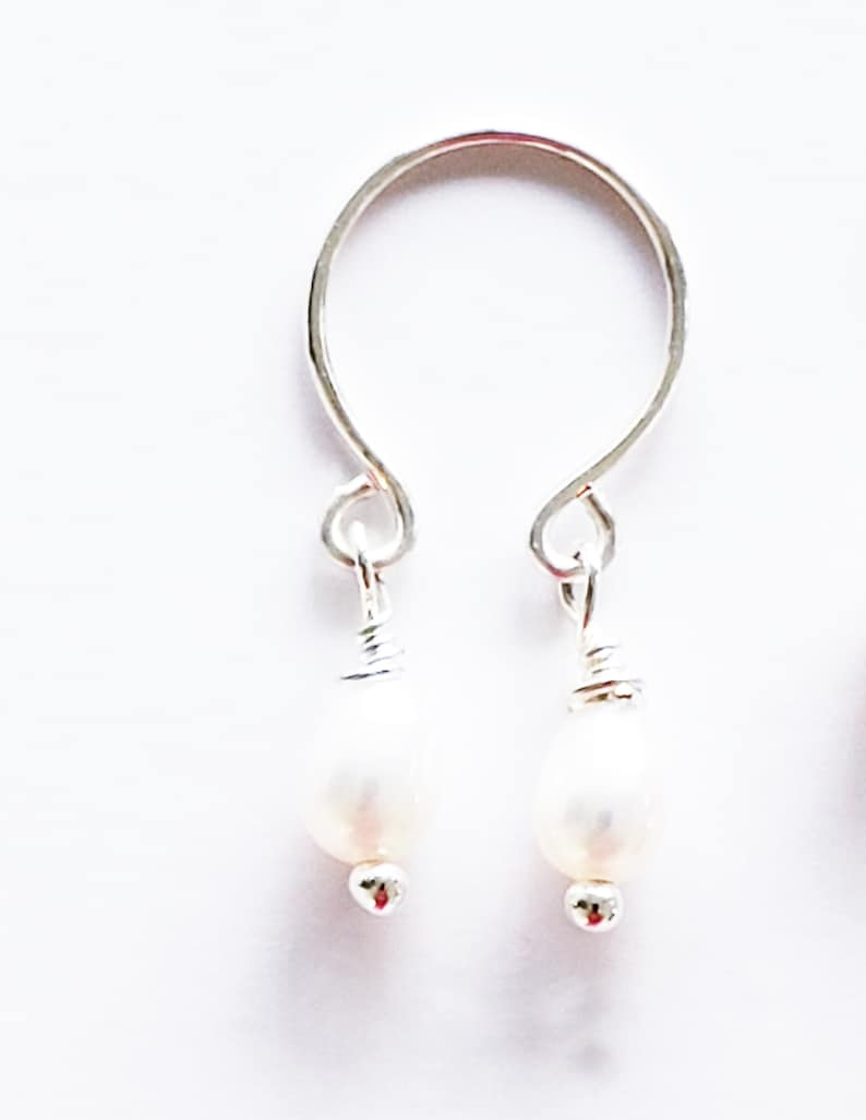 Nipple Rings Non Piercing With Pearl Dangles. Mature Listing - Etsy