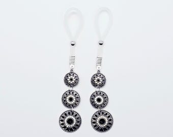 Non-Piercing Nipple Nooses or Your Choice of Nipple Clamps, MATURE Body Jewelry