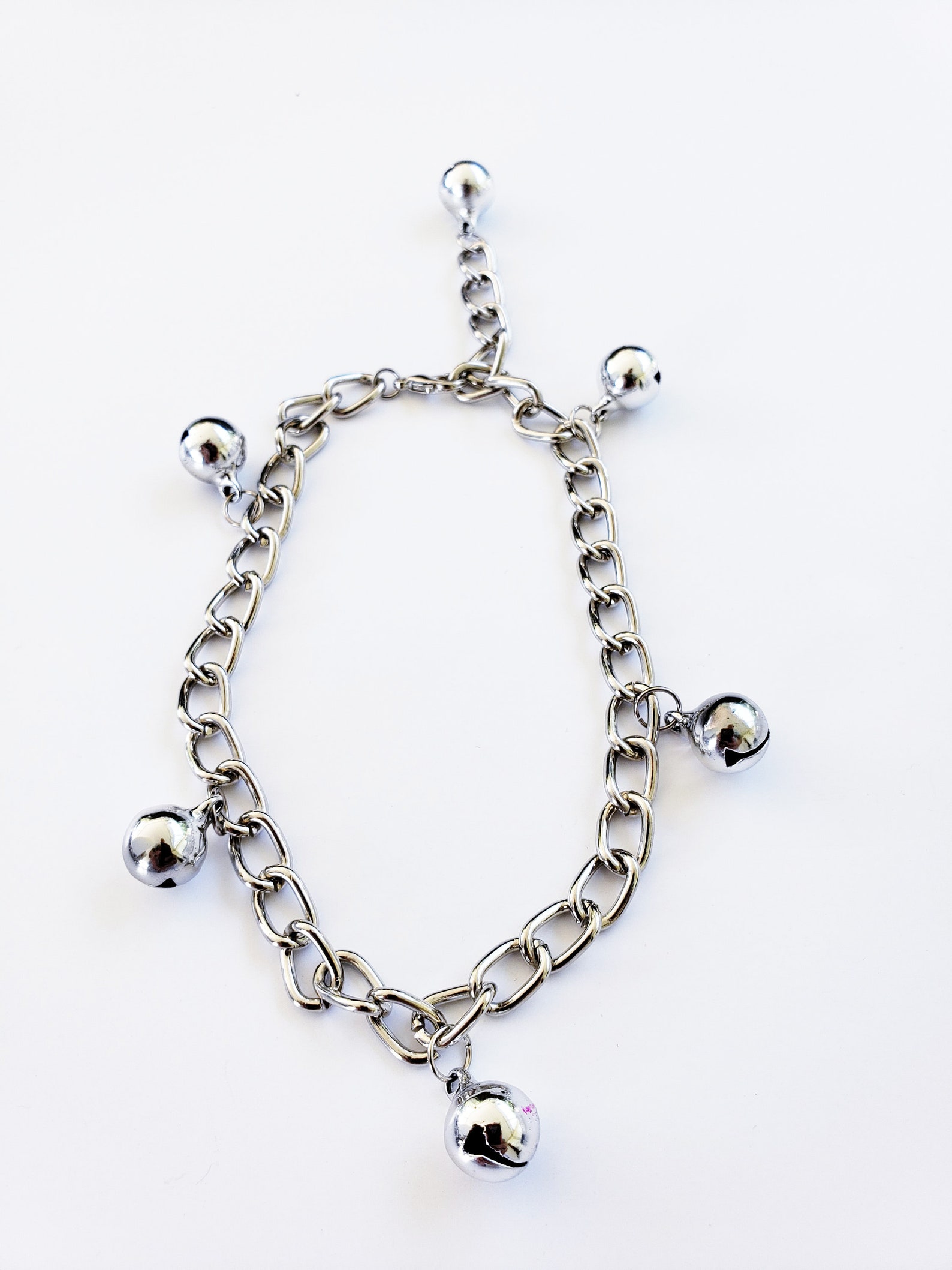 Bell Anklet Adjustable. Ankle Bracelet With Bells. BDSM Kink Etsy