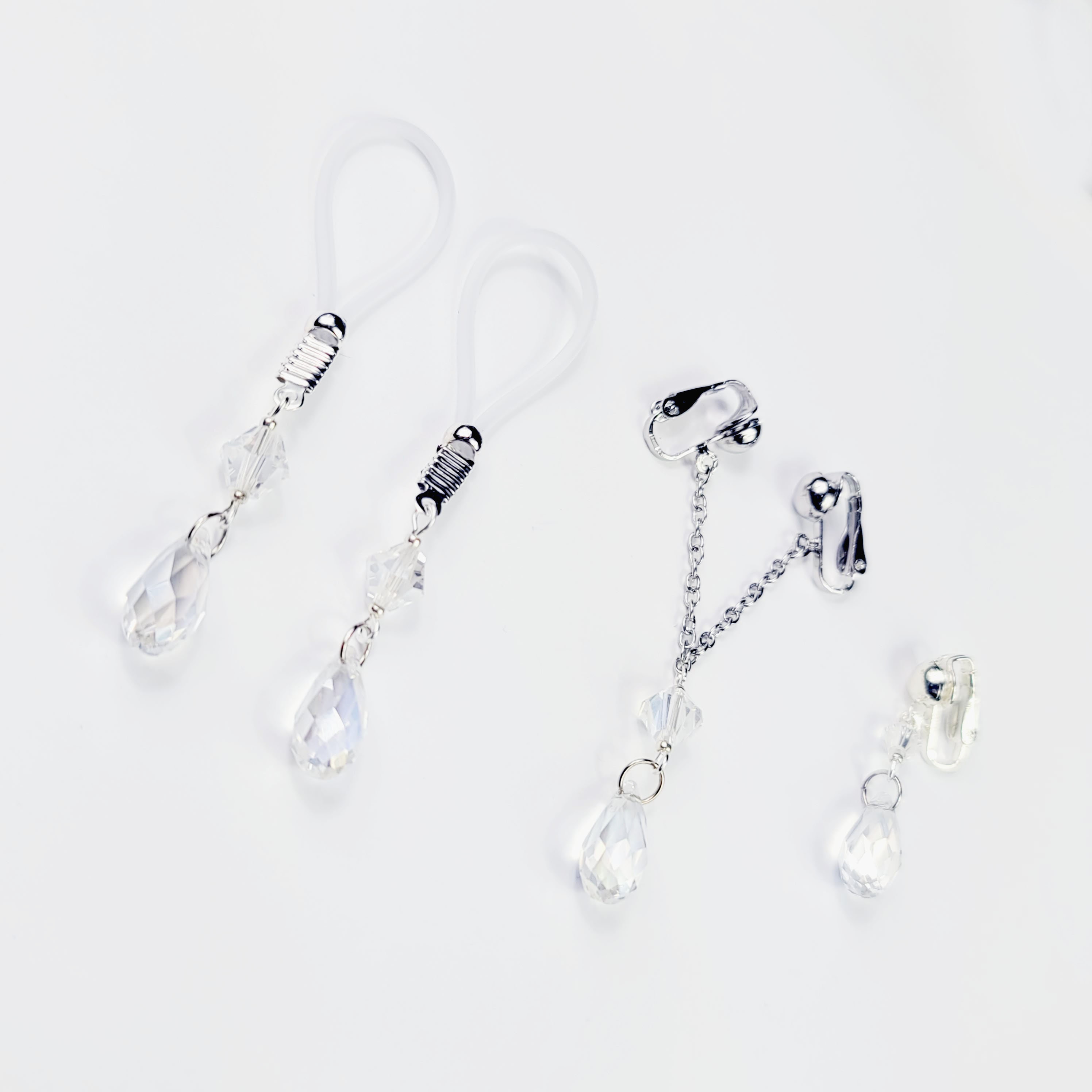 Non Piercing Intimate Body Jewelry Set. Nipple Dangles or Etsy