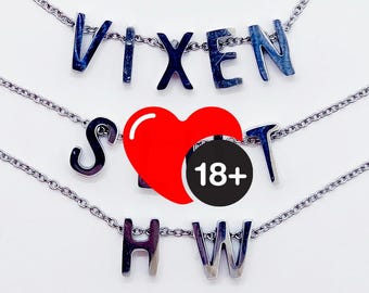 Hotwife, Vixen, or ... Naughty Anklet, Choker, or Bracelet. MATURE