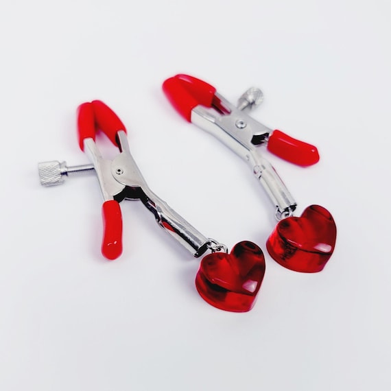 Heart Nipple Clamps, Adjustable. Valentine's Day Sex Toy Gift. MATURE, BDSM - Etsy Heart Nipple Clamps, Adjustable. Valentine's Day Sex Toy Gift. MATURE, BDSM - Etsy