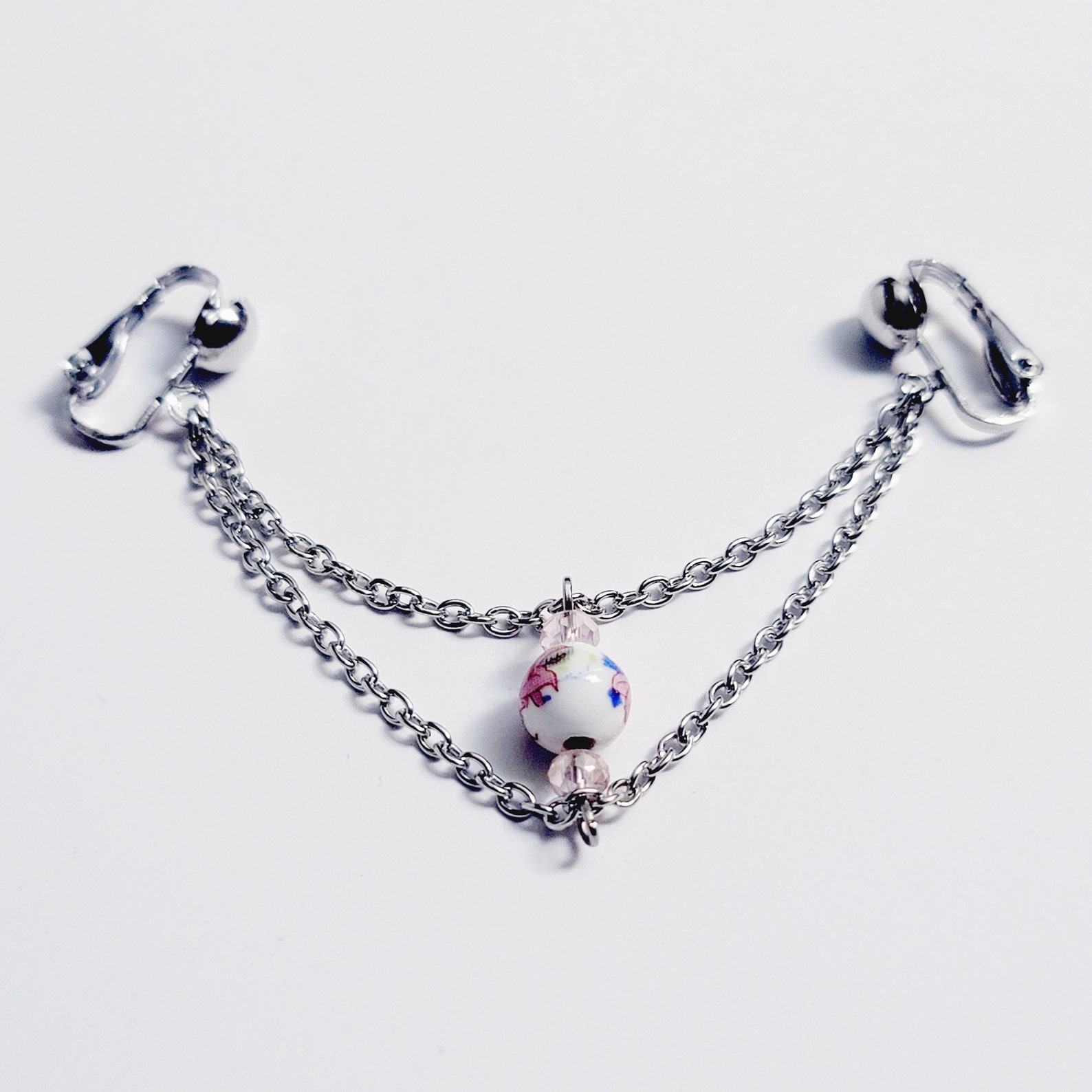 Non Piercing Intimate Jewelry. Vintage Rose Labia Chain Etsy