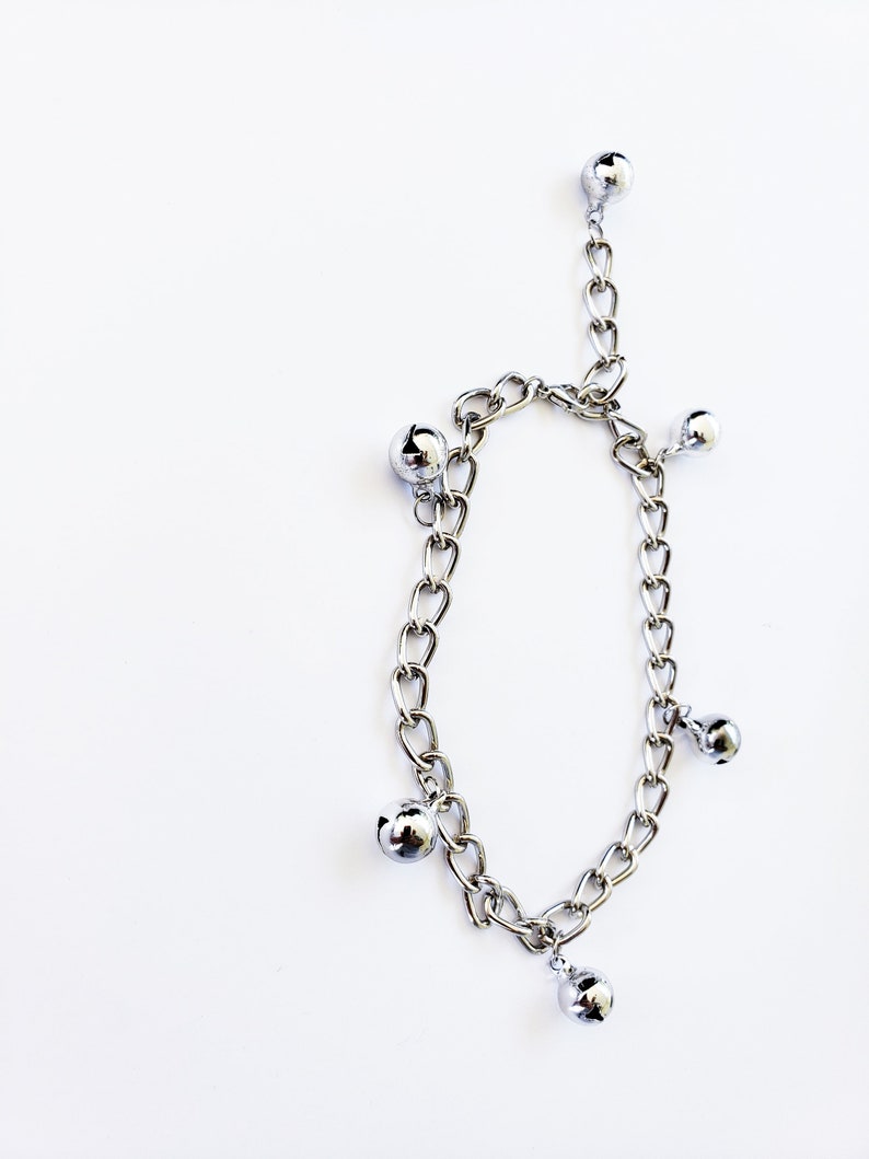 Bell Anklet Adjustable. Ankle Bracelet with Bells. BDSM Kink Etsy