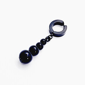 Stainless Steel Clitoral Jewelry Black Weighted VCH Clip Non Piercing Stainless Steel Clitoral Jewelry Black Weighted VCH Clip Non Piercing