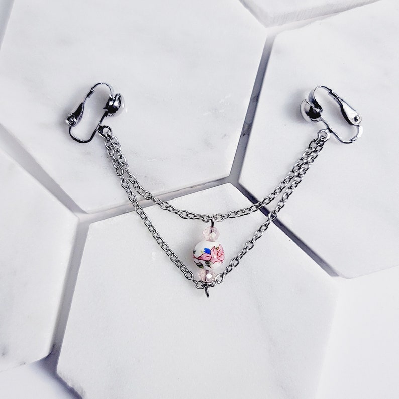 Non Piercing Intimate Jewelry. Vintage Rose Labia Chain Etsy