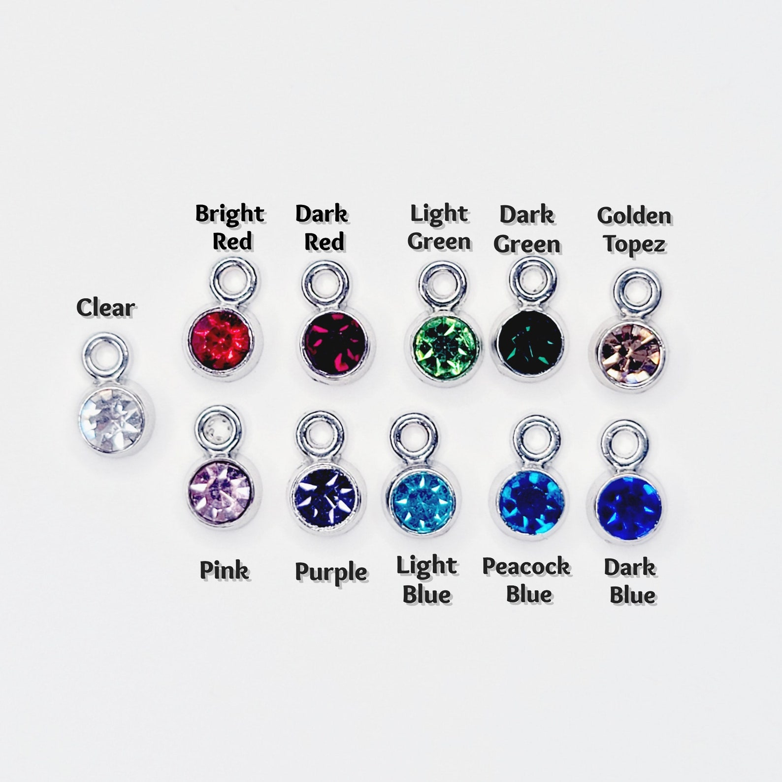 Non Piercing Nipple Rings With Gemstone Dangles. BDSM Mature - Etsy