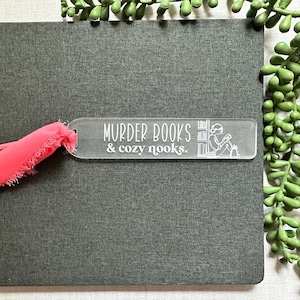 Murder Books & Cozy Nooks Bookmark