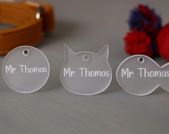 Custom Cat Name Tag