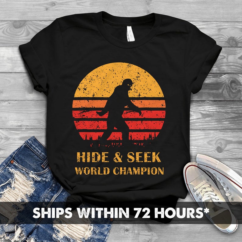 sasquatch t shirt hide and seek
