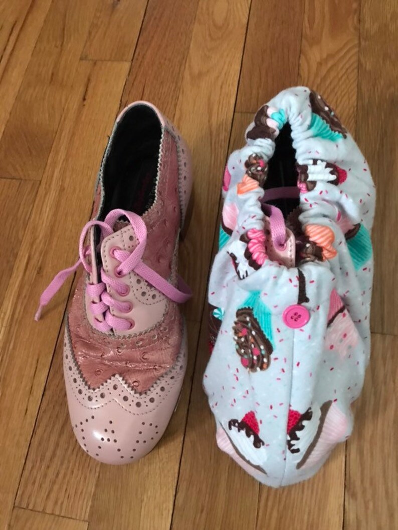 Tap Shoe Covers Cupcakes Size 7/8 Etsy