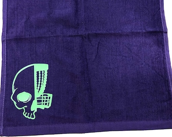 Disc Golf Towel - Personalize Message and Select Color Options