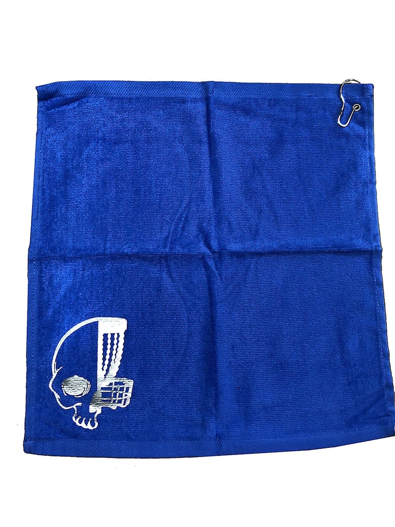 Disc Golf Towel Personalize Message and Select Color Options Etsy