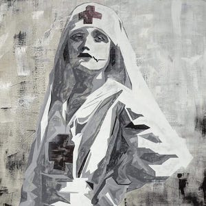 The N-BRIDE di Dikla Stern - STAMPA OFFSET di alta qualità su - 120 x 90 cm su carta
