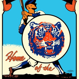 art detroit tigers mascot