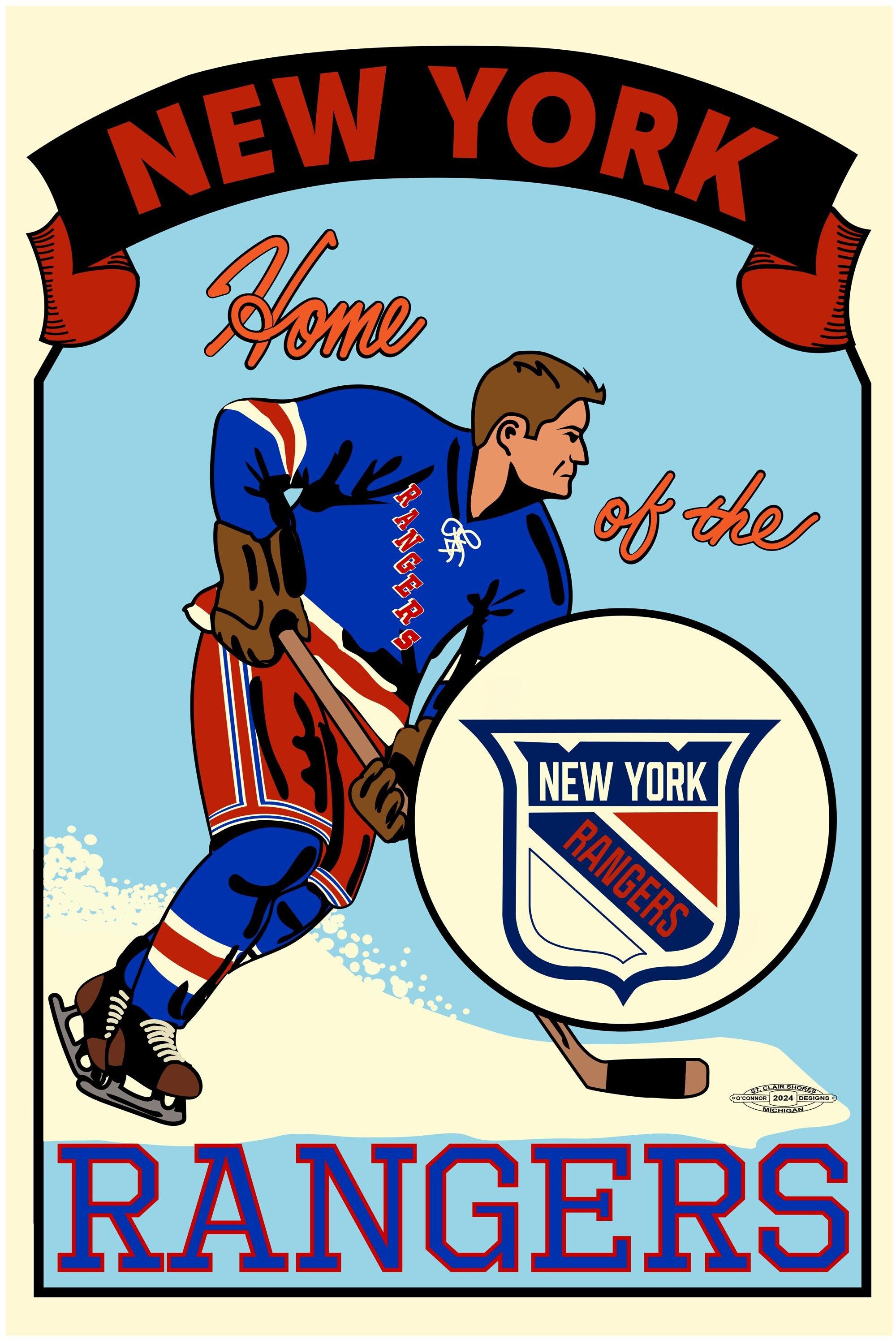New York Rangers Poster