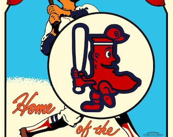 Boston Red Sox retro look poster