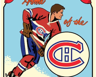 Montreal Canadiens 8 x 10  Poster