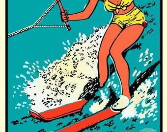 Mona Lake Skier