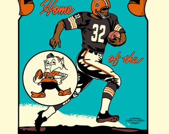 Cleveland Browns 8 x 10 vintage look poster, unframed