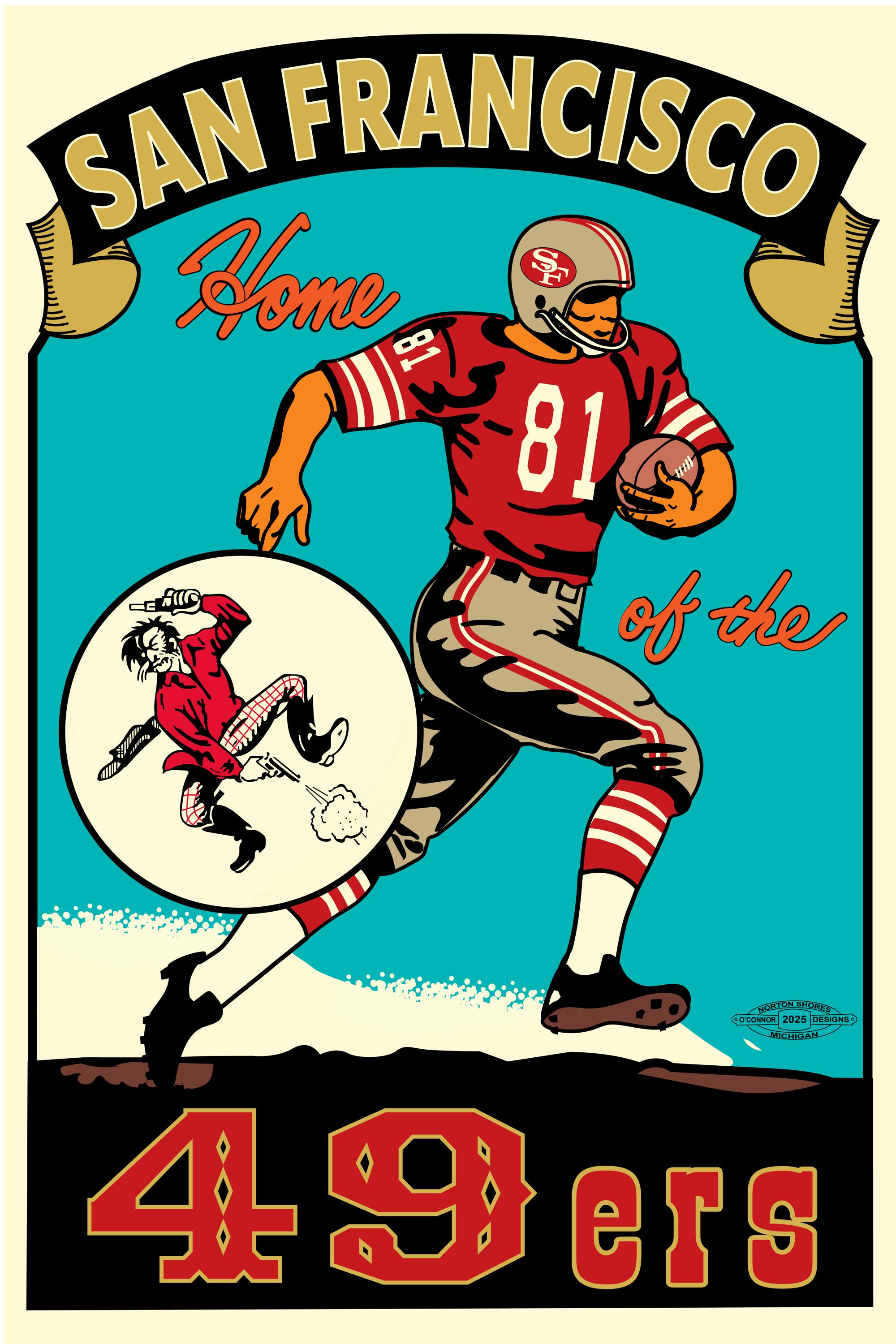 49ers Vintage Print Canada
