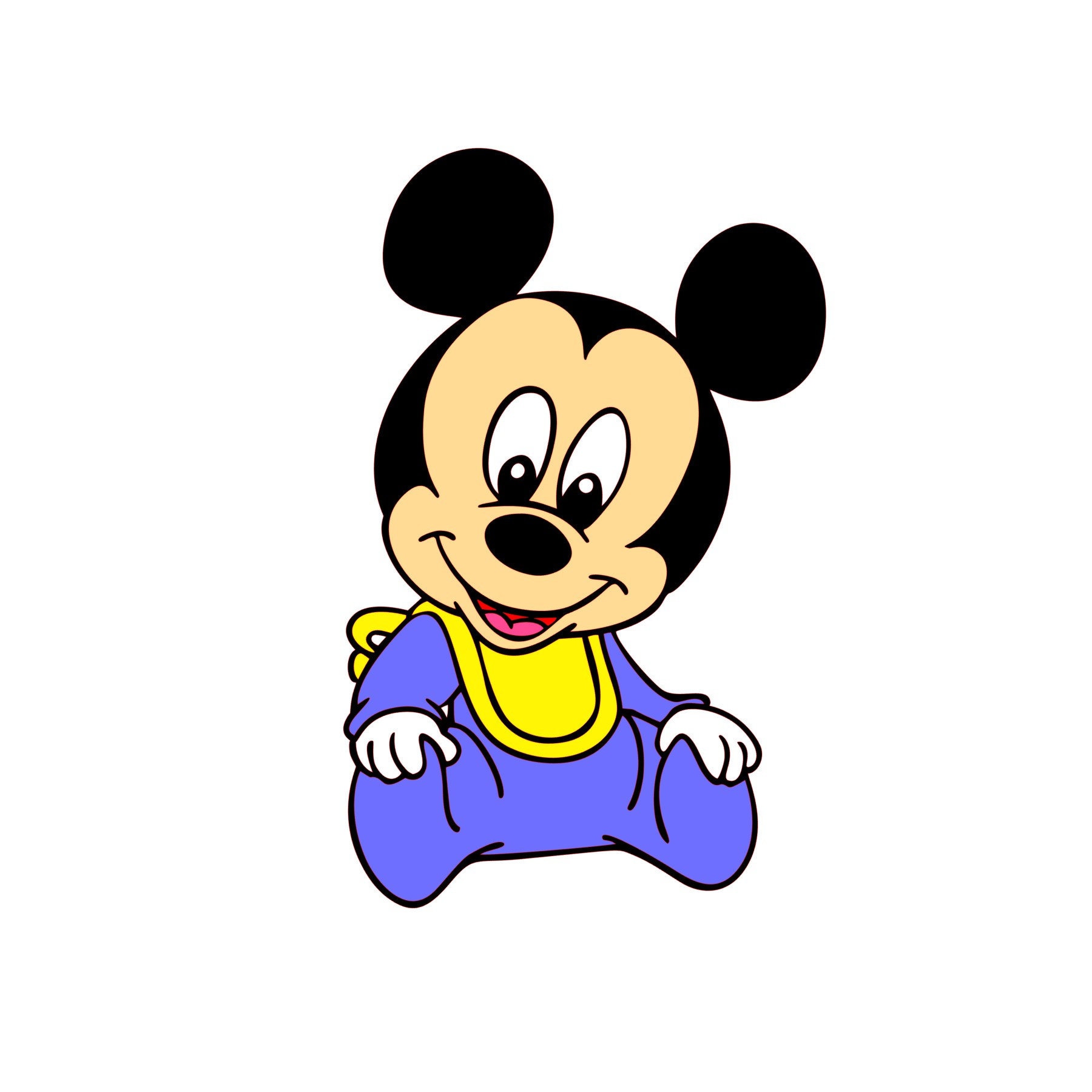 Download Mickey Mouse Baby SVG File PNG STUDIO3 JPEG PDF | Etsy