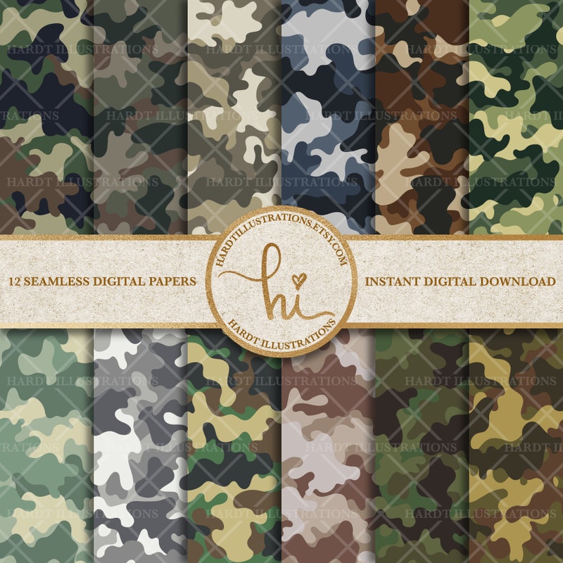 Camo Print - Etsy