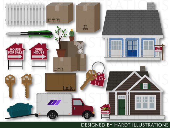moving day clipart moving