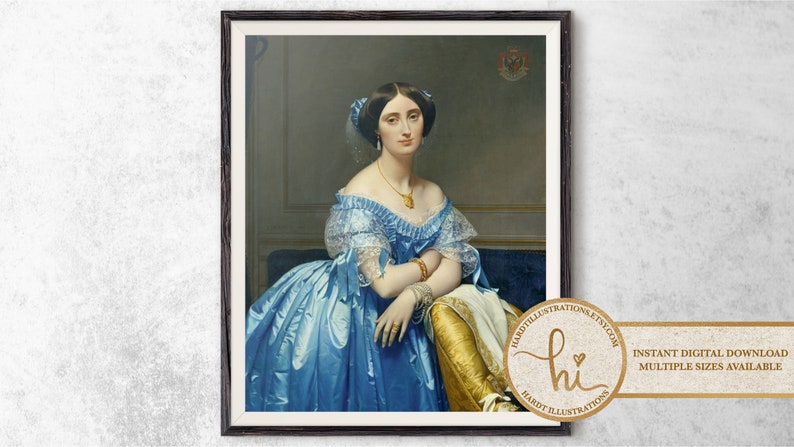Princesse de Broglie by JeanAugusteDominique Ingres