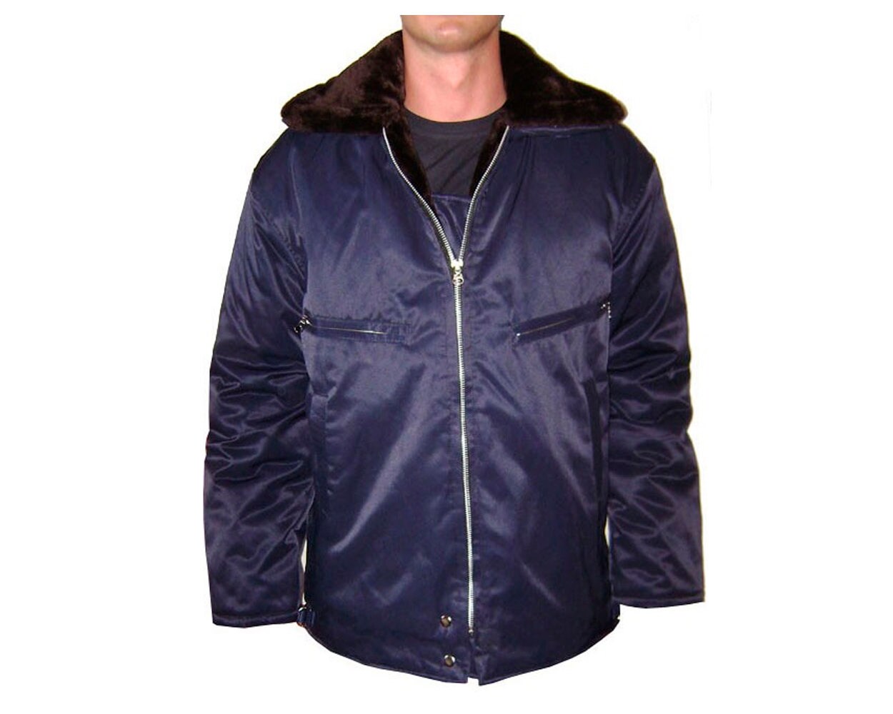 Soviet / Russian military winter pilot blue jacket Etsy