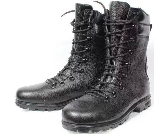 Nuevas botas de cuero del ejército ruso último tipo | Etsy México