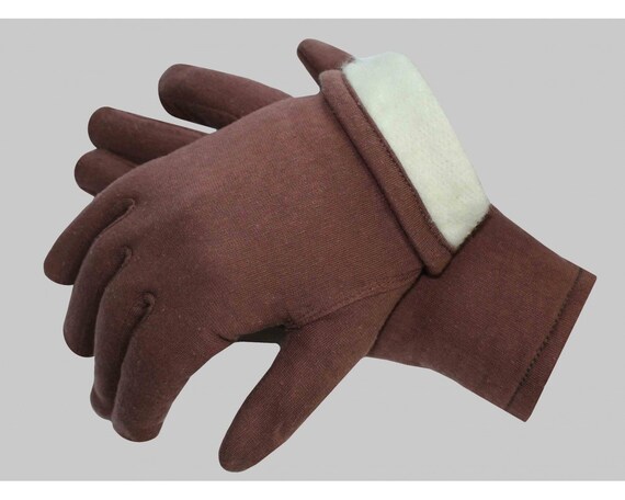 Soviet Combined Arms Officer/'s brown Warm Winter gloves cotton gloves with fur Russian military gloves USSR Army Men/'s work gloves Soldiers Heavy duty gloves