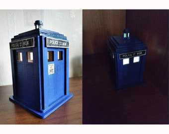 Tardis lamp | Etsy Tardis lamp shade | Etsy