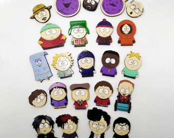 South park pins & magnets pin magnet | Kenny | Cartman | Randy | Towelie | Memberberry | Craig | Stan | Butters | Tweak | Token | Set