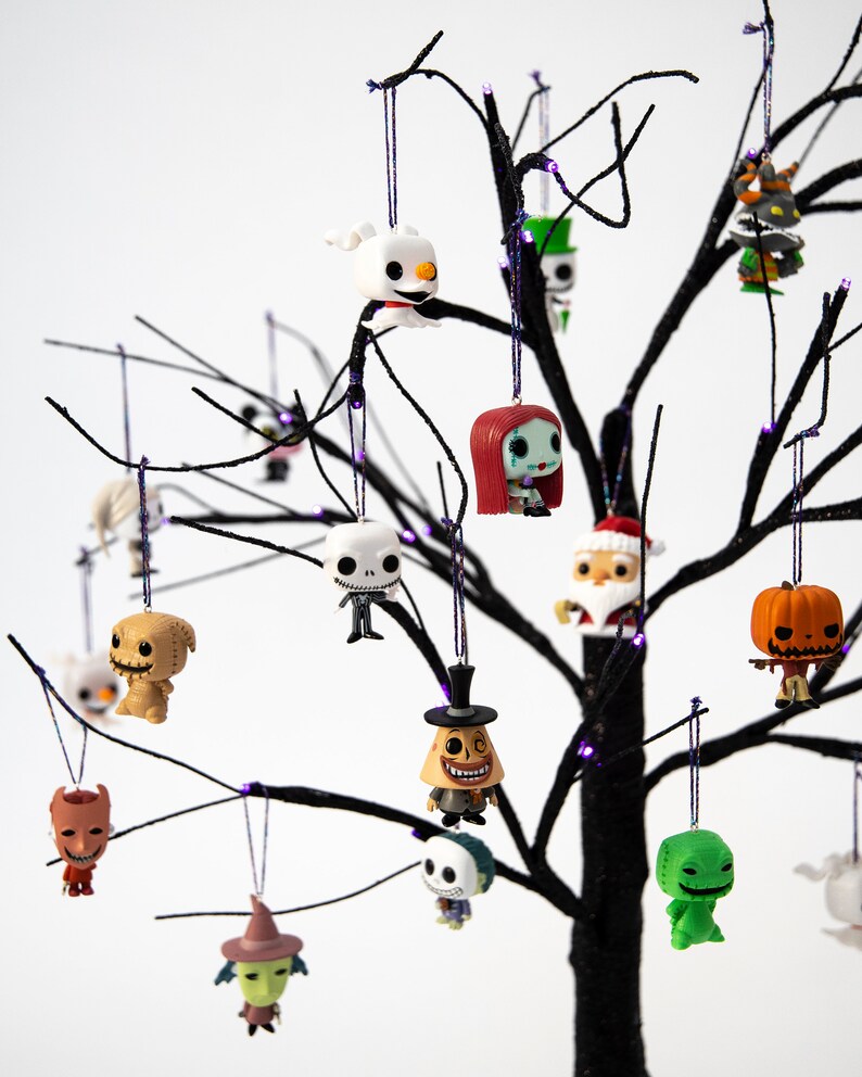 Disney Nightmare Before Christmas Halloween Tree Decoration Etsy
