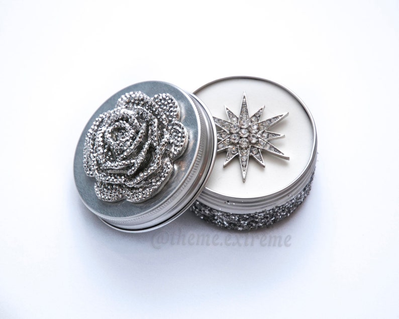 Harley Quinn Suicide Squad silver starburst clubbing scene ring replica