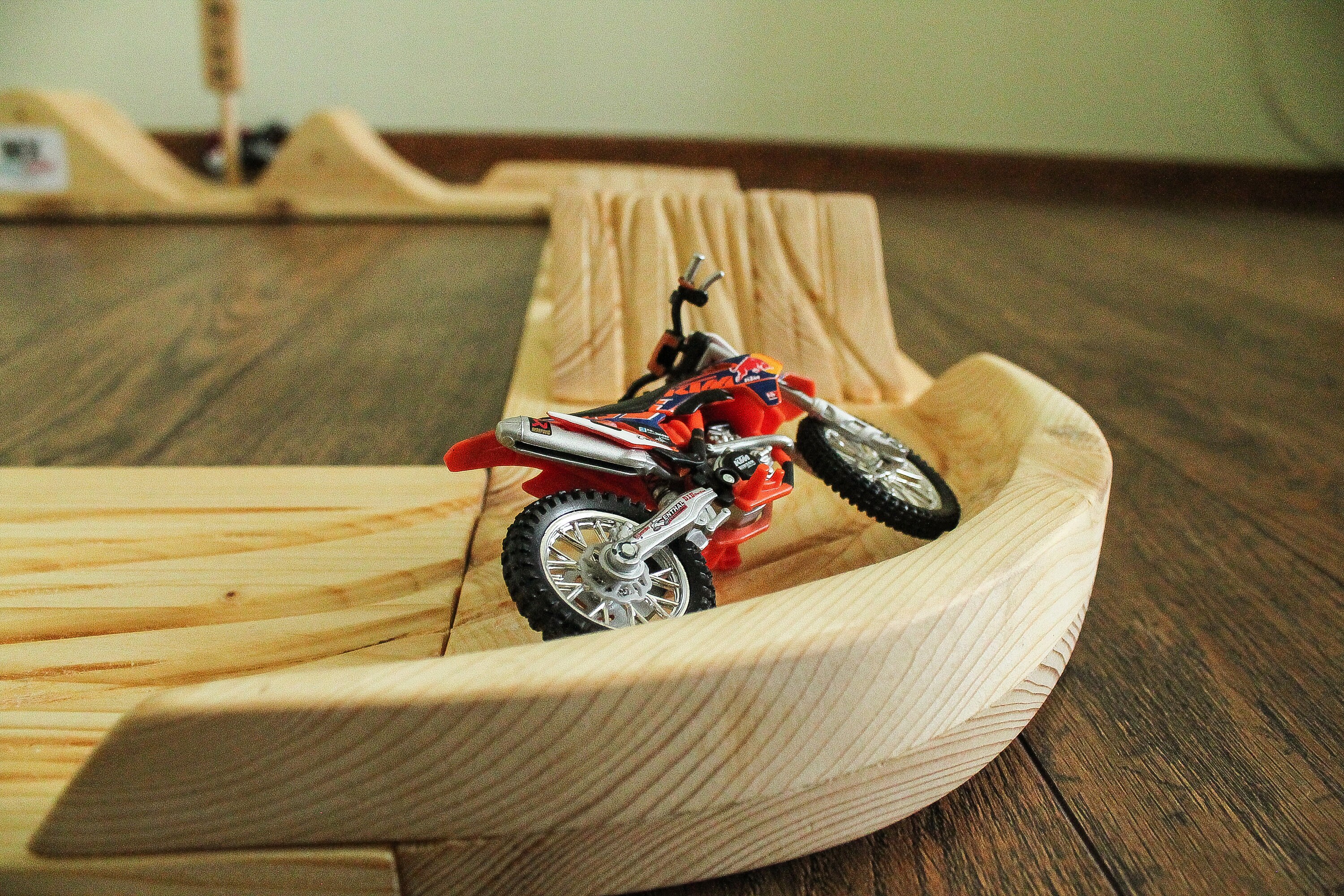 Large Dirt Bike Play Track Motocross In Your Room Motocross Etsy