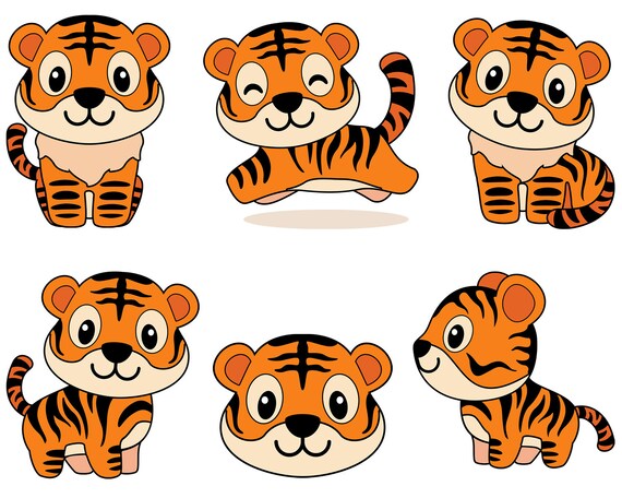 Download Baby Tiger Cartoon Png