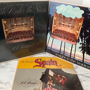 Vintage Vinyl ~ 101 Strings &quot;A Night In The Tropics&quot;, &quot;Concerto Under The Stars&quot; & &quot;Soul of Spain&quot;