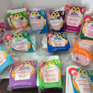 Vintage Toys ~ BARBIE ~ 2000 Mc Donald&#39;s Happy Meal Toys ~ NIP