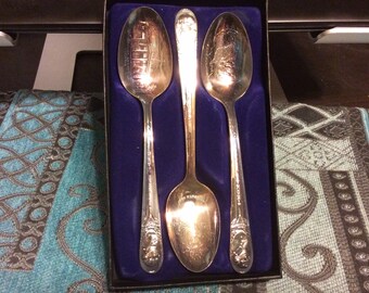 Sterling Silver Lunt 1883 Jefferson Three Point Ice Cream Spoon Ships Free * 