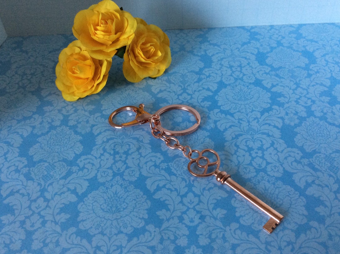 Key Ring Rose Gold Key Ring Etsy
